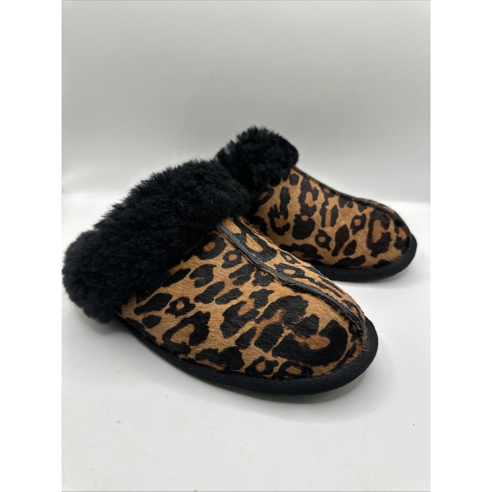 UGG Women's Scuffette II Panther Print Slipper SIze 7